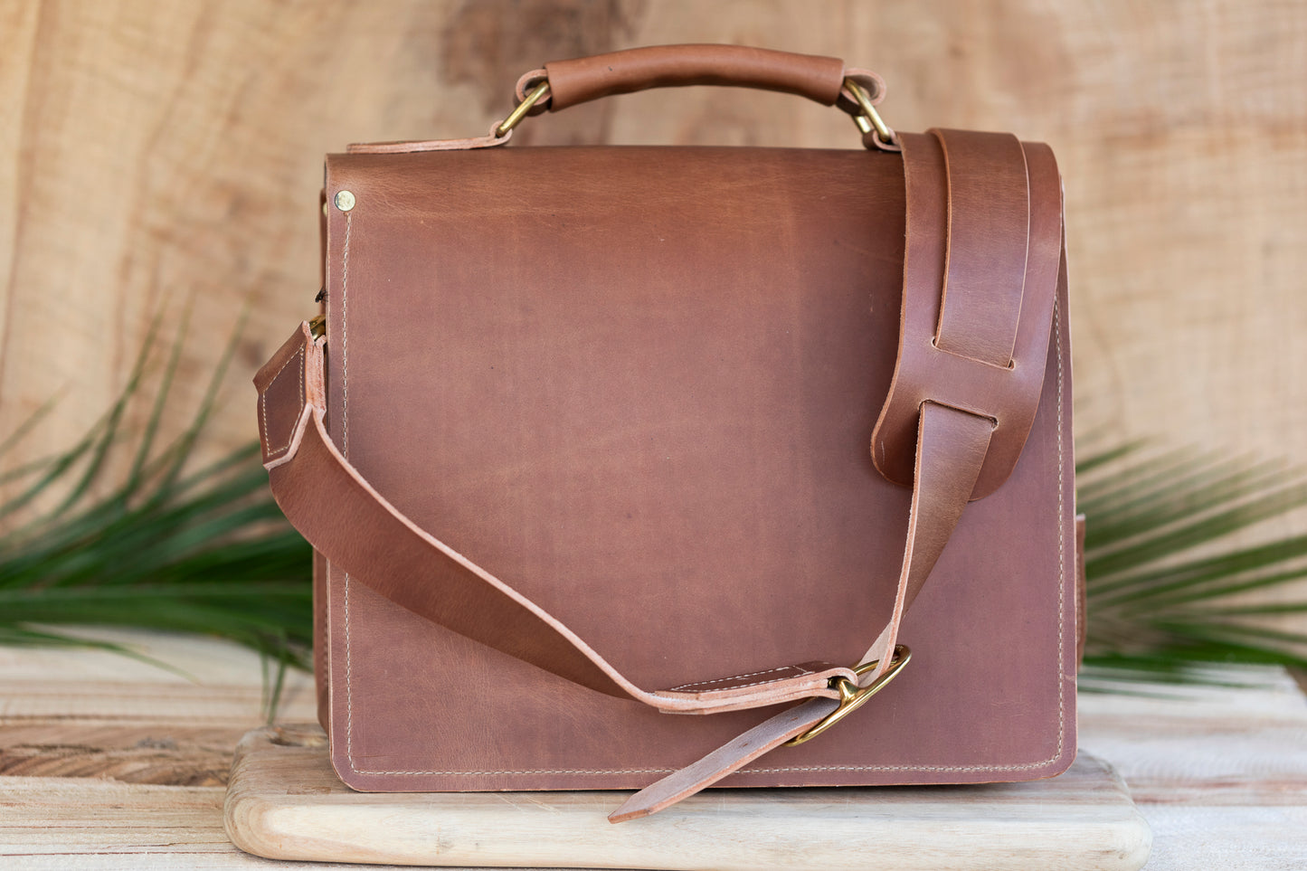LEATHER BRIEFCASE