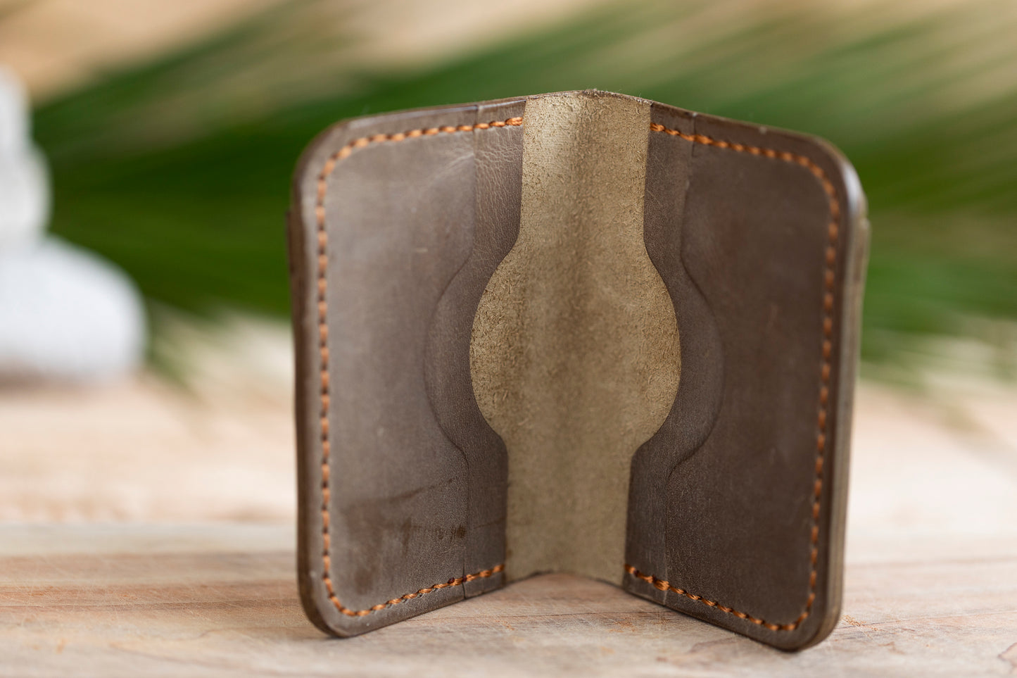 LEATHER WALLET - Medium