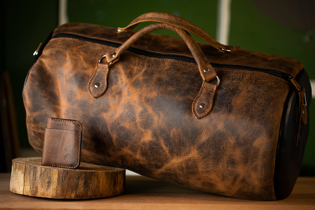 LEATHER DUFFEL BAG - The Weekender