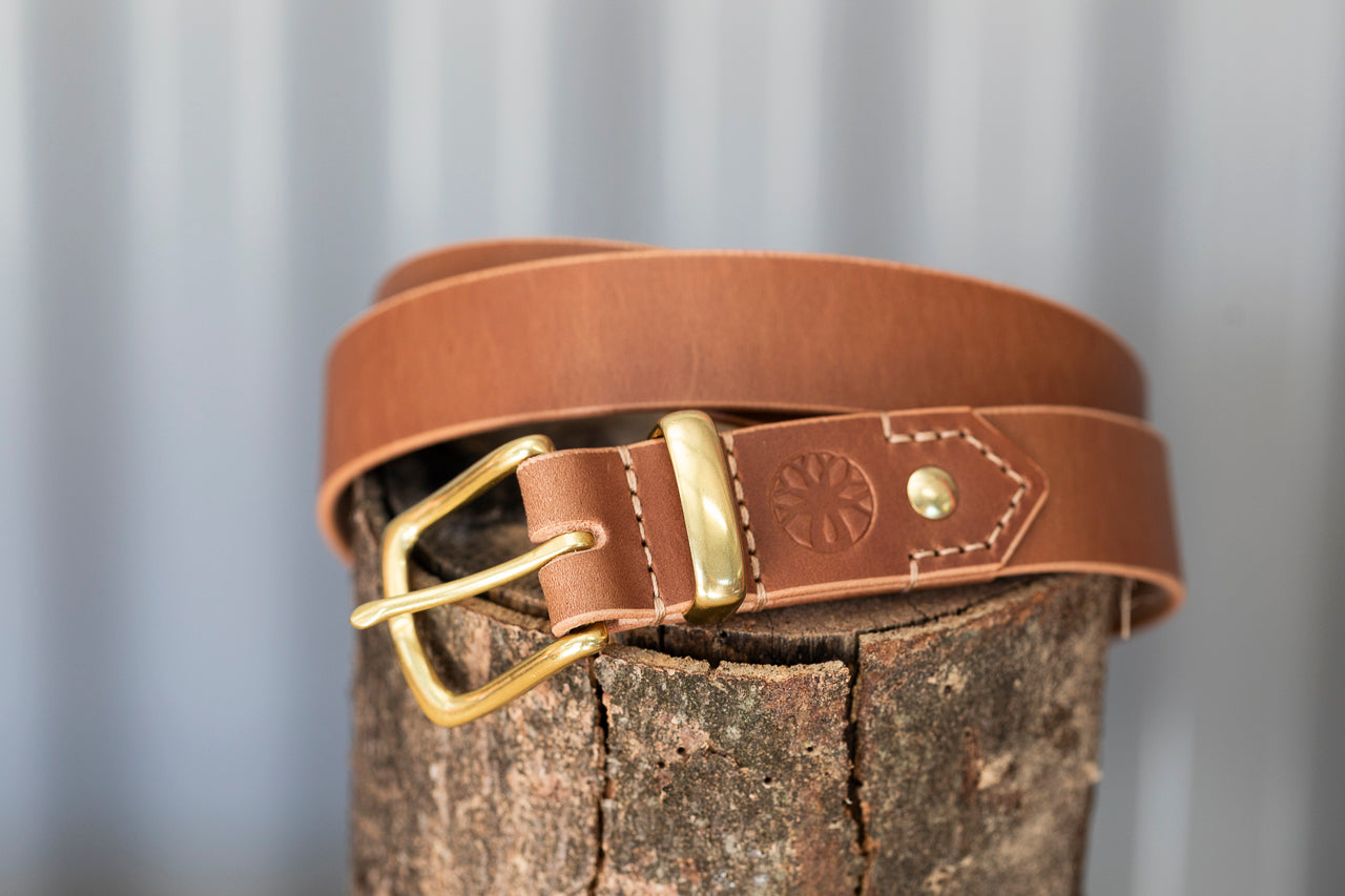 CUSTOM LEATHER BELT - Handmade