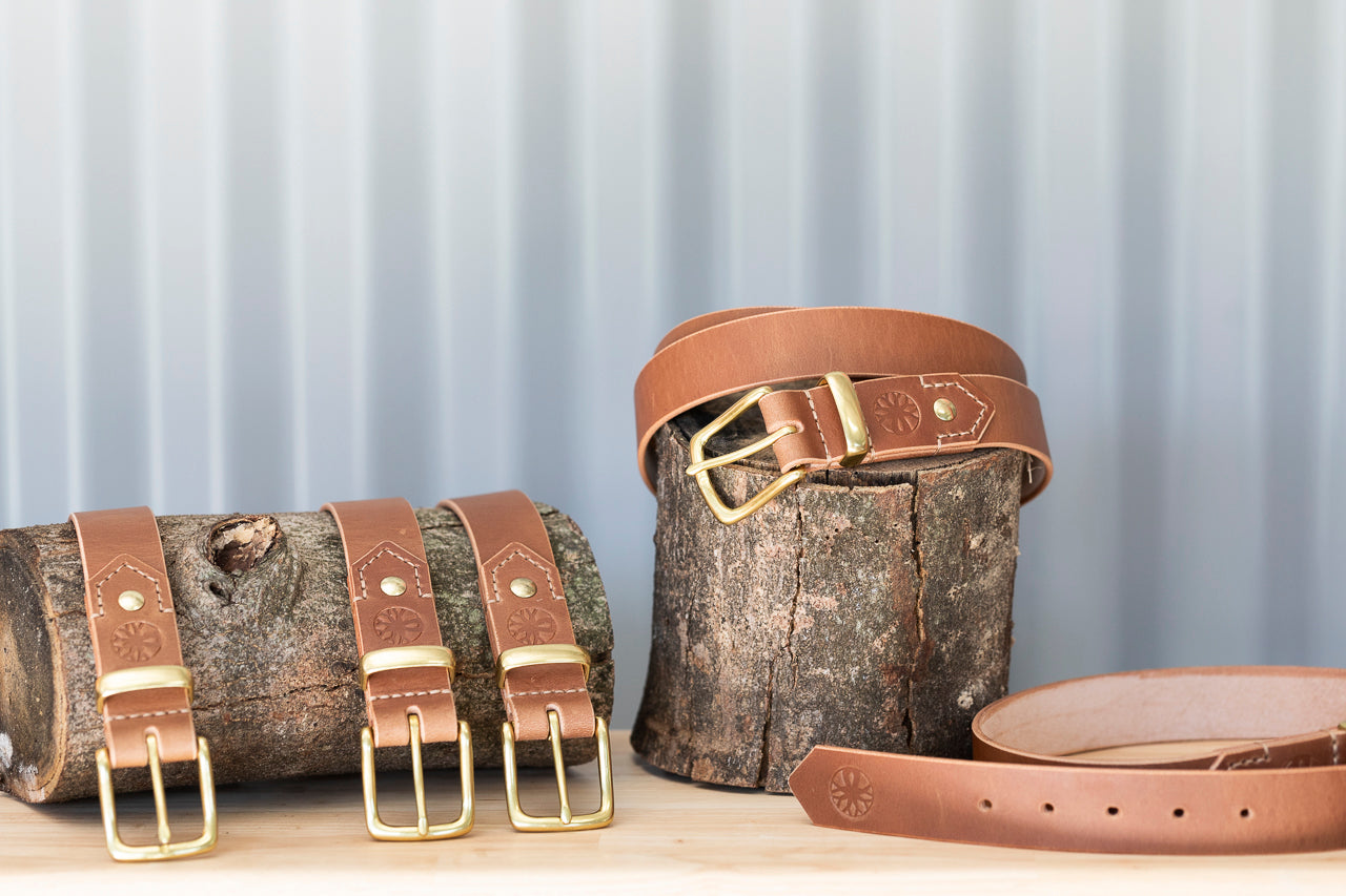 CUSTOM LEATHER BELT - Handmade